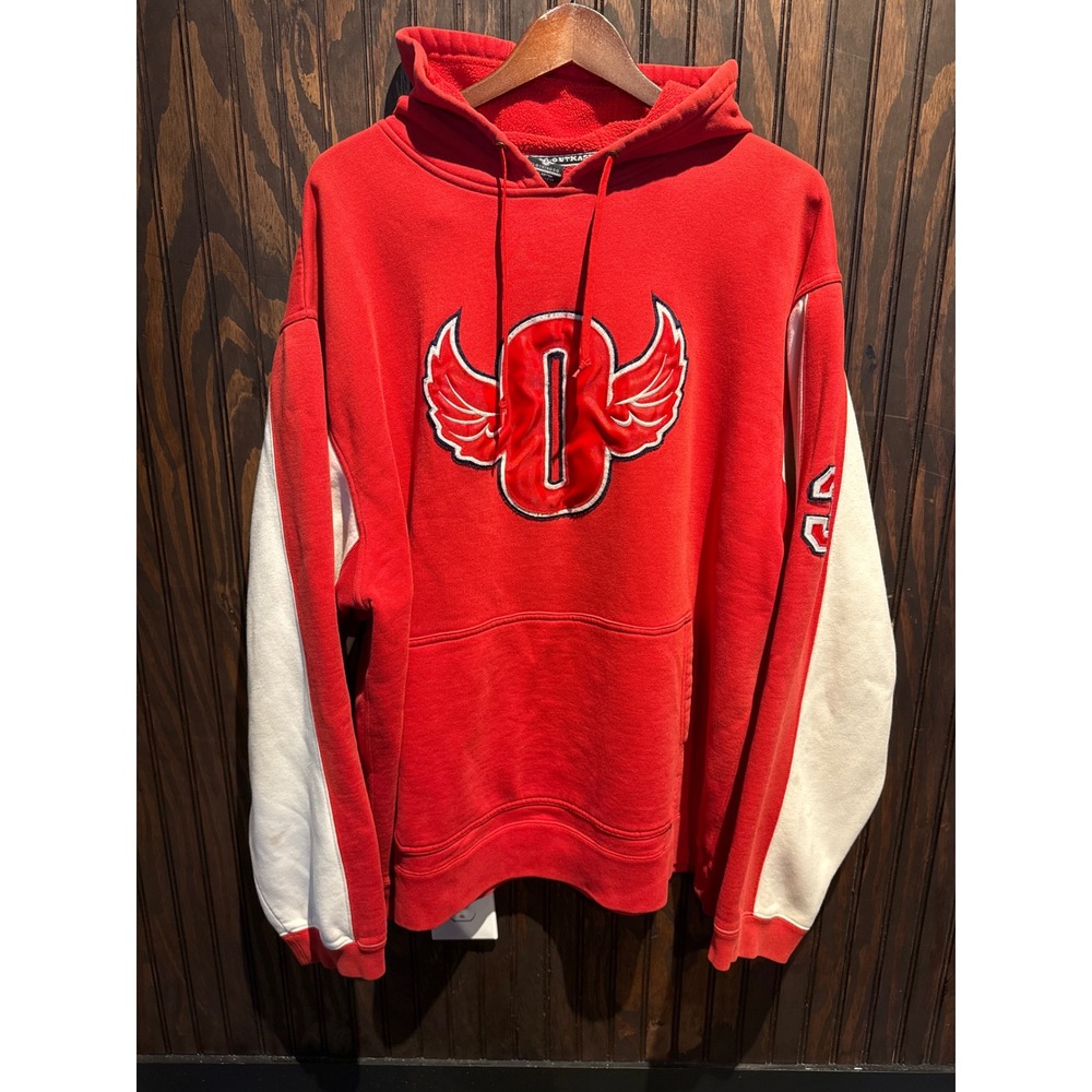 Outkast Clothing Co Red Winged O Hoodie Mens XL Vintage Hip Hop Streetwear 2000s